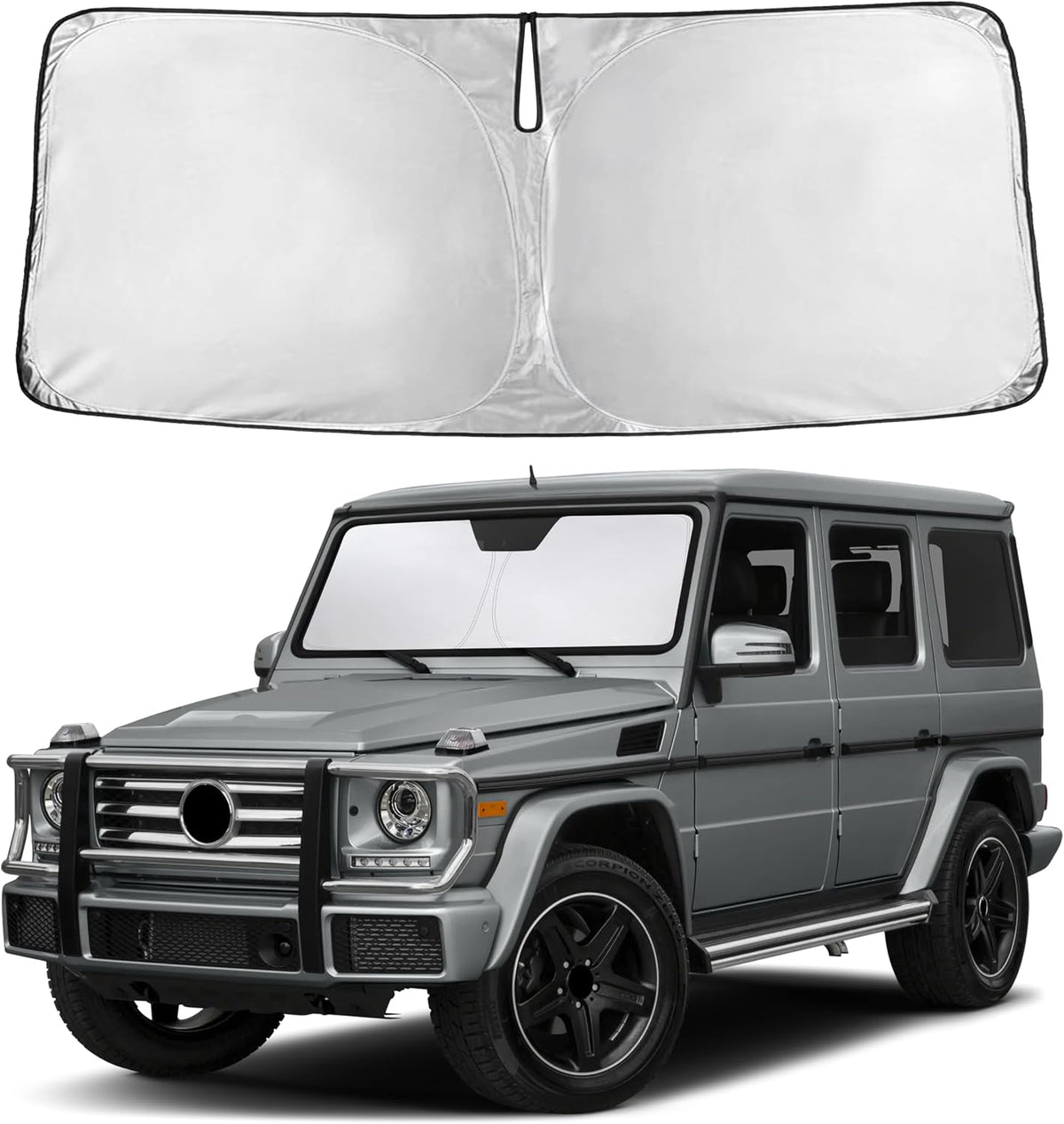 EcoNour Windshield Sunshade Compatible for Mercedes Benz G Class 1990-2018