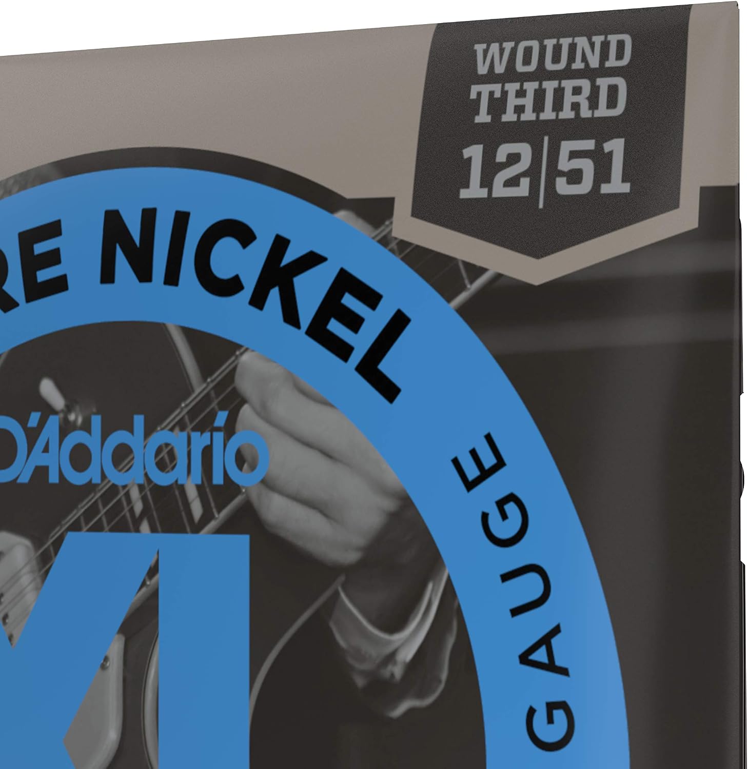 D'Addario XL Pure Nickel Electric Guitar Strings EPN21, 12-51