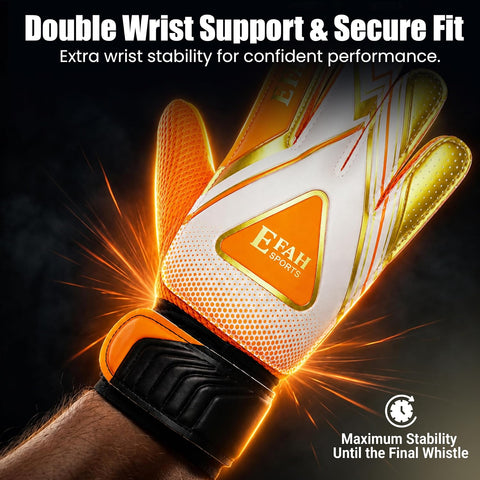 Soccer Goalie Goalkeeper Gloves for Kids Boys Youth with Grips