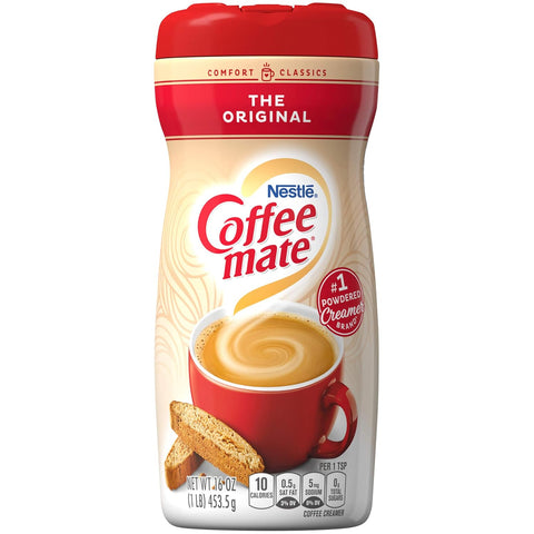 Nestle Coffee mate Coffee Creamer Original, Pack of 12 (16 Ounce) (11000443) | Powdered coffee creamer; original; kosher; gluten free; 12 x 16 oz