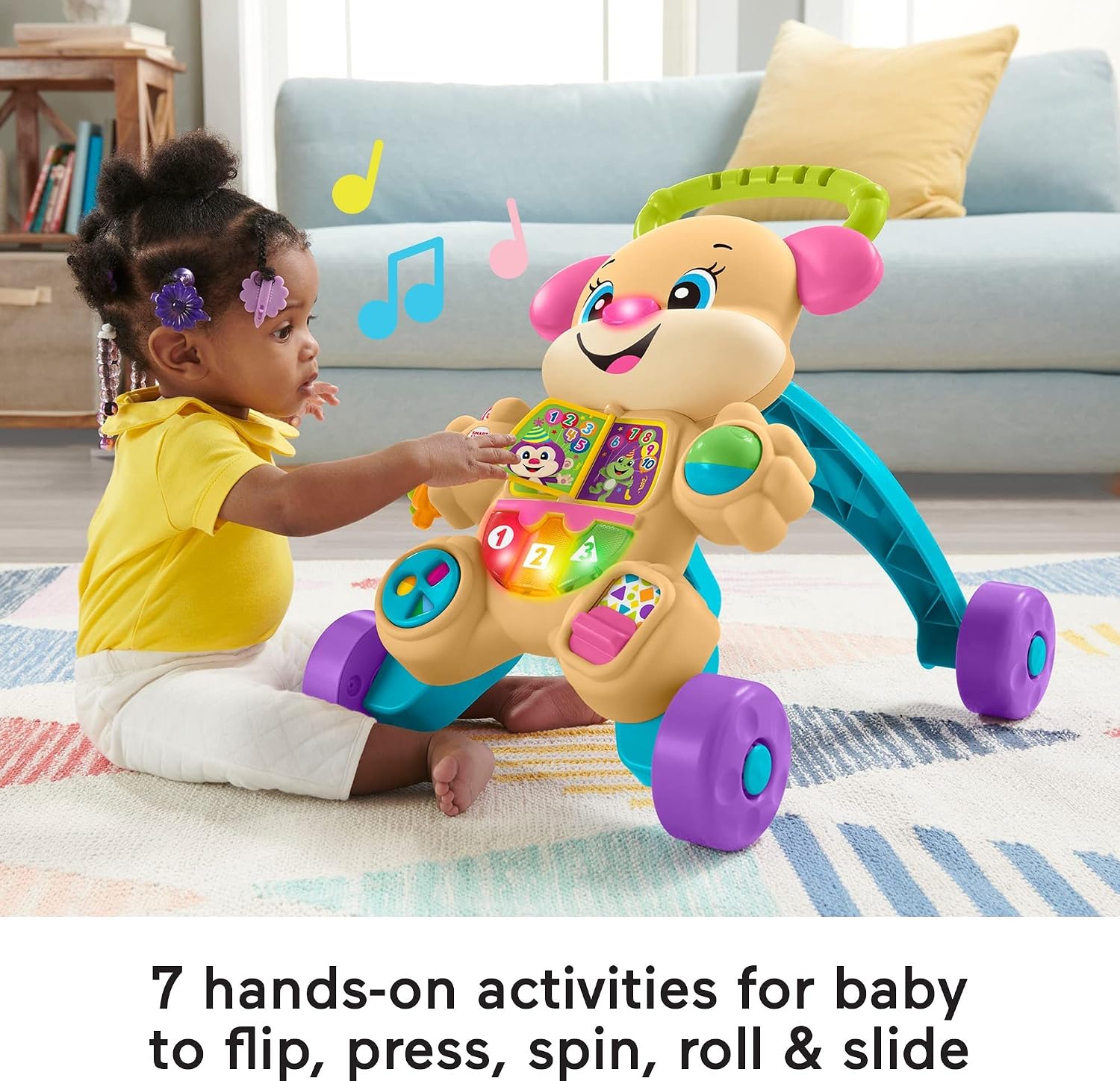 Fisher-Price Laugh & Learn Smart Stages Learn With Sis Walker, Pink