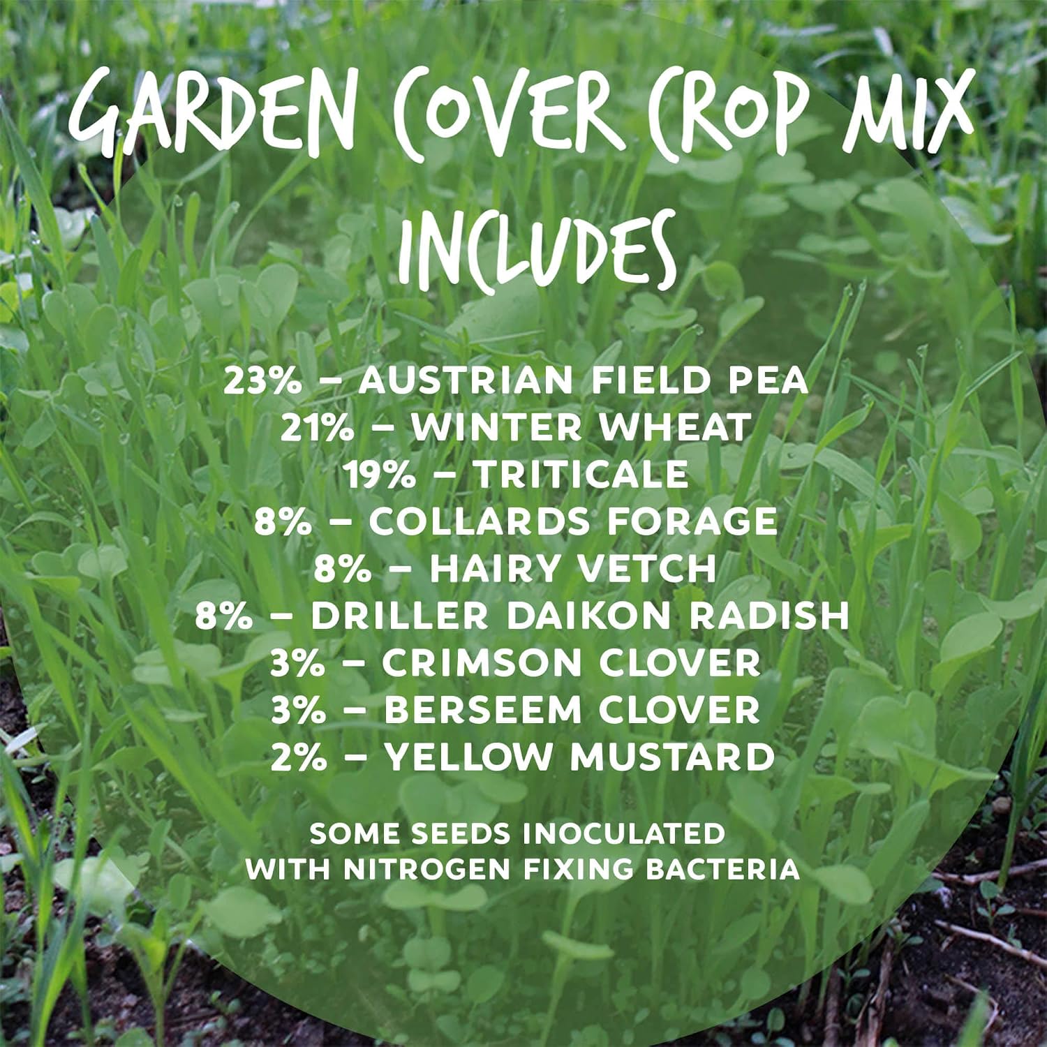 Mountain Valley Seed Co No-Till Farm and Garden Cover Crop Mix Seeds