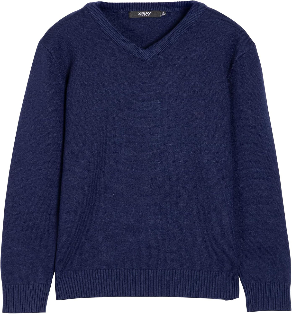 X RAY Boys School Uniform Sweater V-Neck (XS - XXL), Big Boys' & Little Kids Youth Long Sleeve V Neck Pullover Sweater