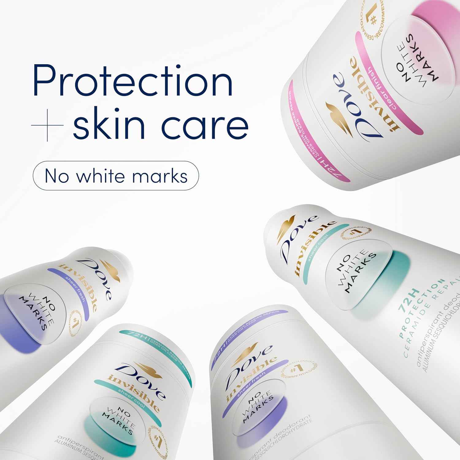 Dove Advanced Care Antiperspirant Deodorant Stick for Women Pack of 36 Clear Finish Trial and Travel Size 0.5 oz | Advanced Care Trial and Travel Size