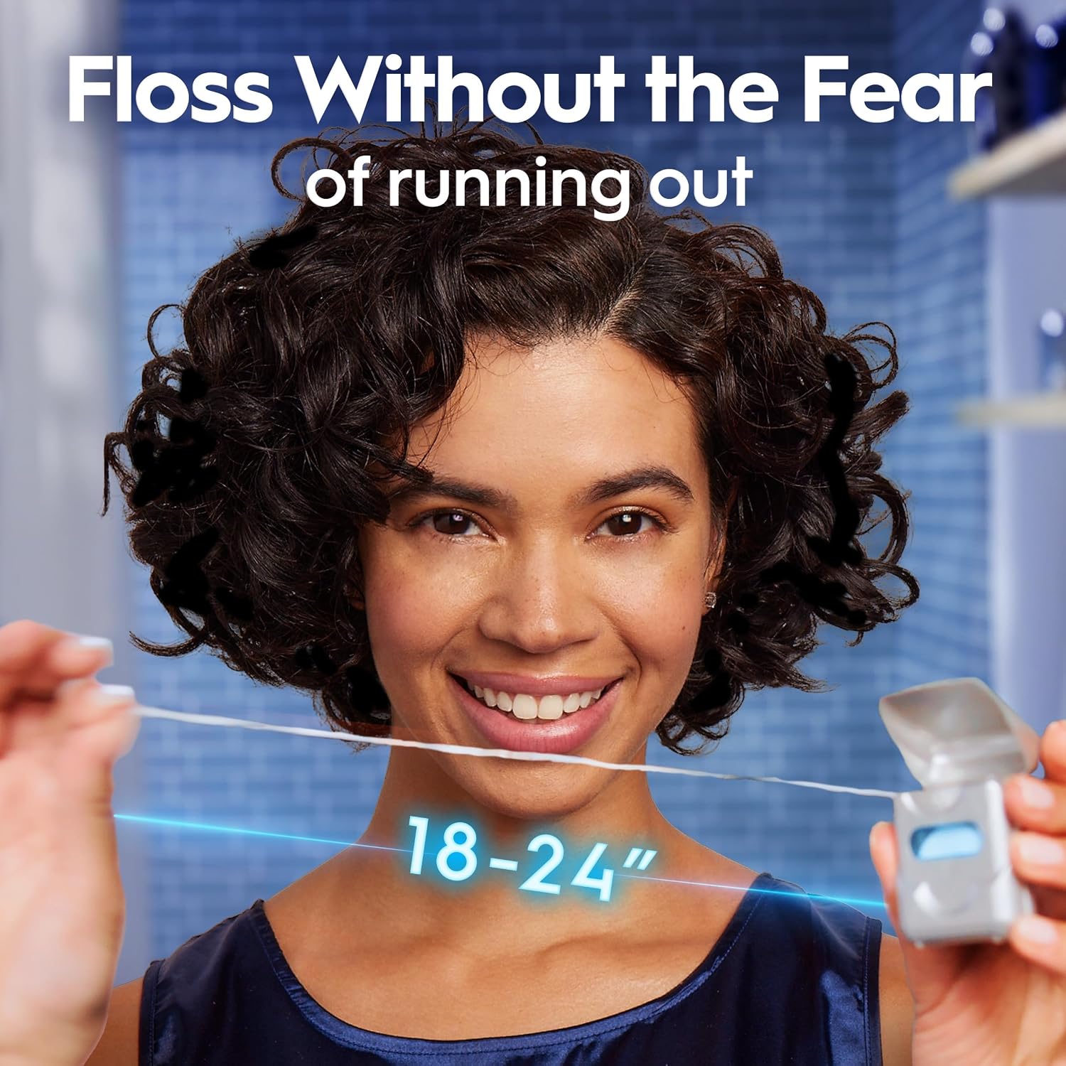 Oral-B Glide Deep Clean Cool Mint Dental Floss, Value 3 Pack (40m Each)