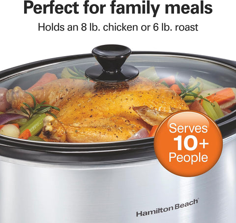 Hamilton Beach Set & Forget 8 Quart Programmable Slow Cooker