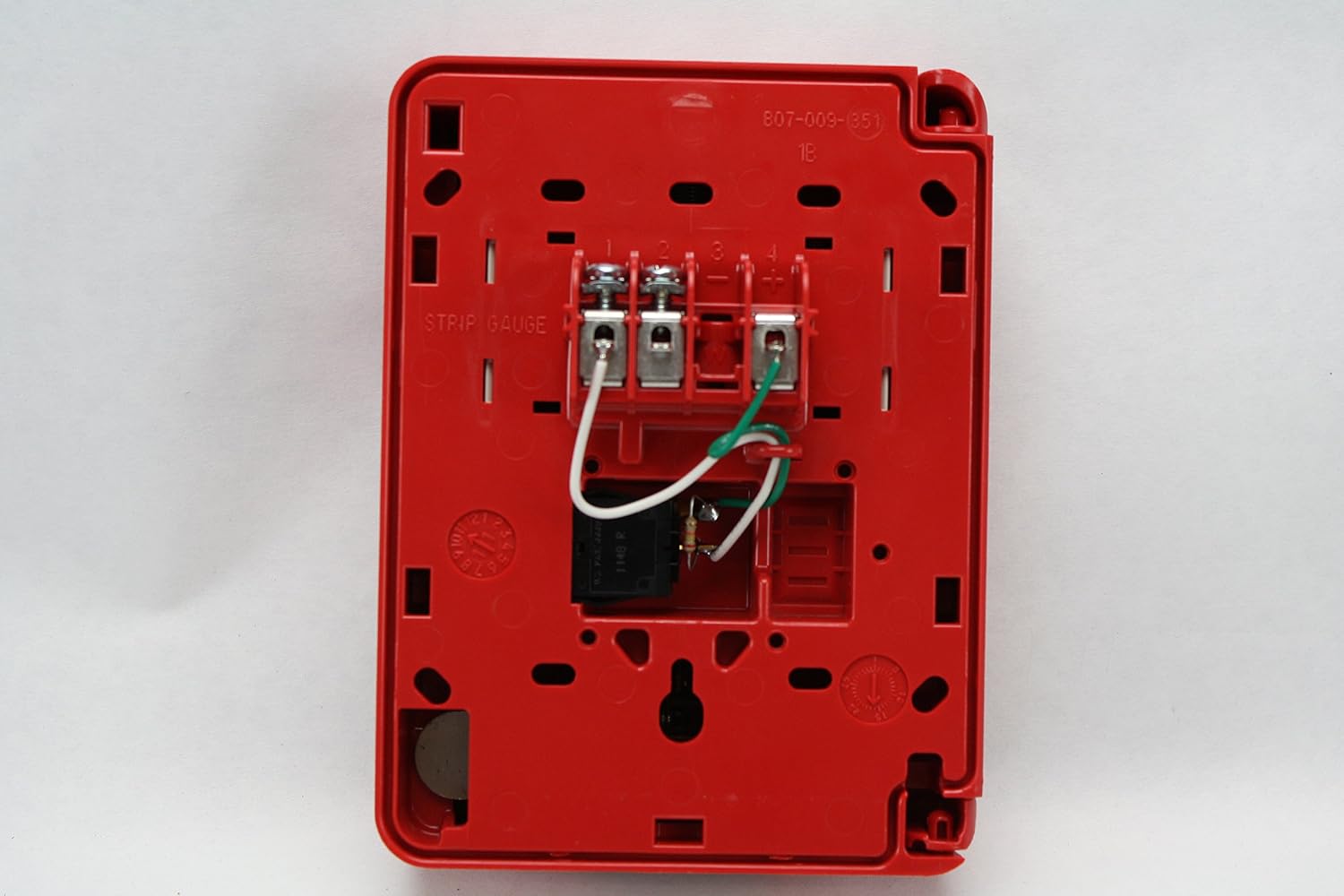 Notifier NBG-12LX Fire Alarm Addressable Pull Station Key Lock Red