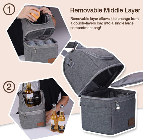 Momcozy Insulated Baby Bottle Bag, Breastmilk Cooler, Multi-Use