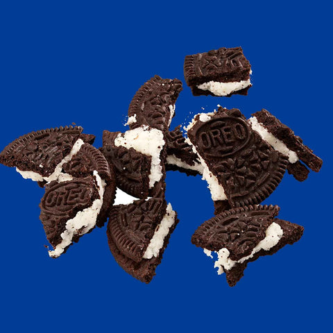 OREO Chocolate Sandwich Cookies Medium Cookie Pieces, 4-2.5 lb Bags | Always made with Real Cocoa, Bulk Baking Ingredients