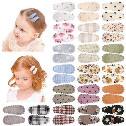 YHXX YLEN Baby Hair Clips 1.5" Mini Toddler Hair Clips Baby Barrettes