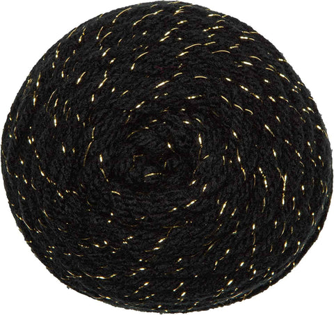 Red Heart Super Saver Metallic Yarn for Crocheting, Black Gold, 3-Pack