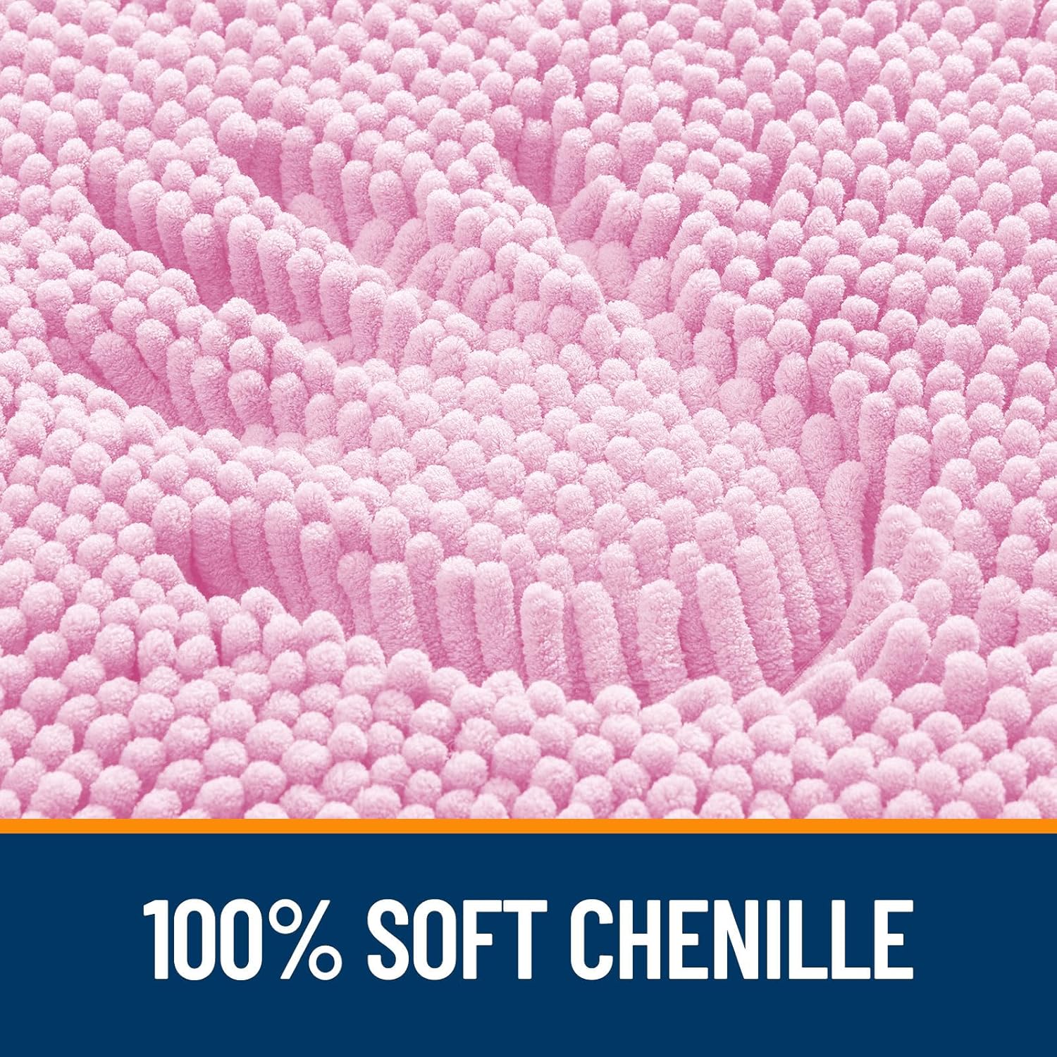 OLANLY Bathroom Rugs 30x20, Extra Soft Absorbent Chenille Bath Rugs