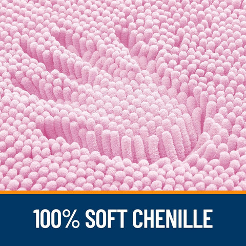 OLANLY Bathroom Rugs 35x24, Extra Soft Absorbent Chenille Bath Rugs
