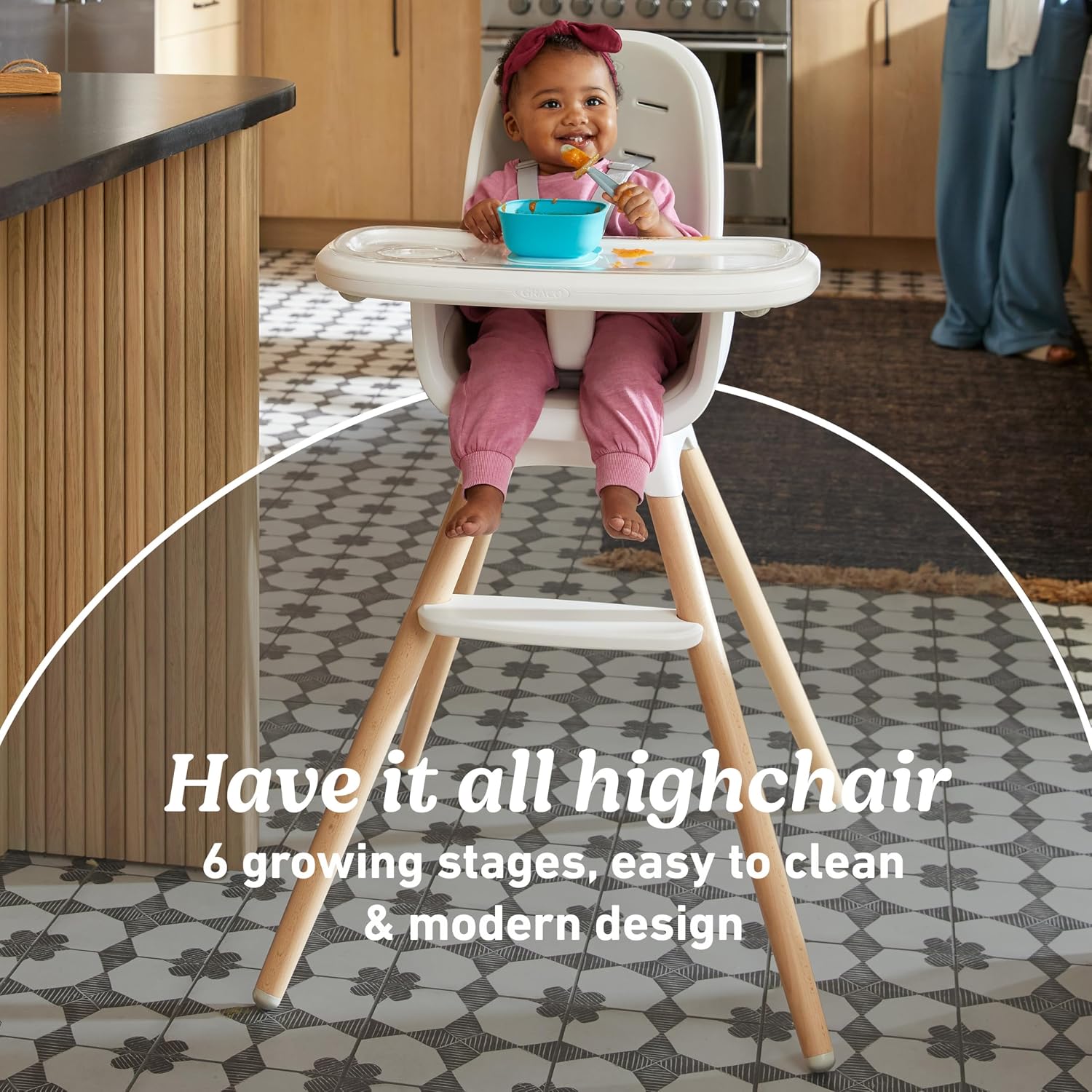 Graco Table2Table Lux 6-in-1 Convertible Highchair, Rhodes