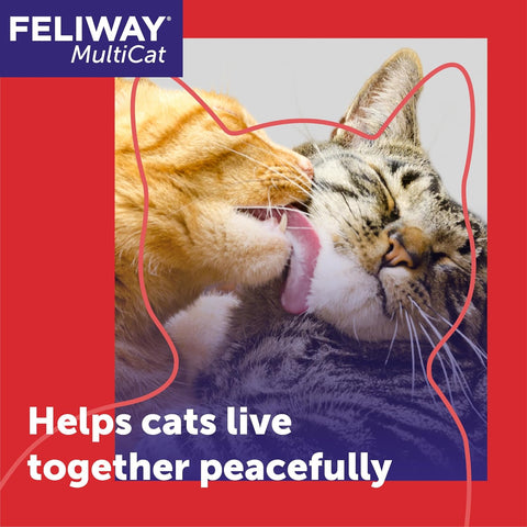 FELIWAY MultiCat Cat Calming Pheromone Diffuser Refill - 3 Pack
