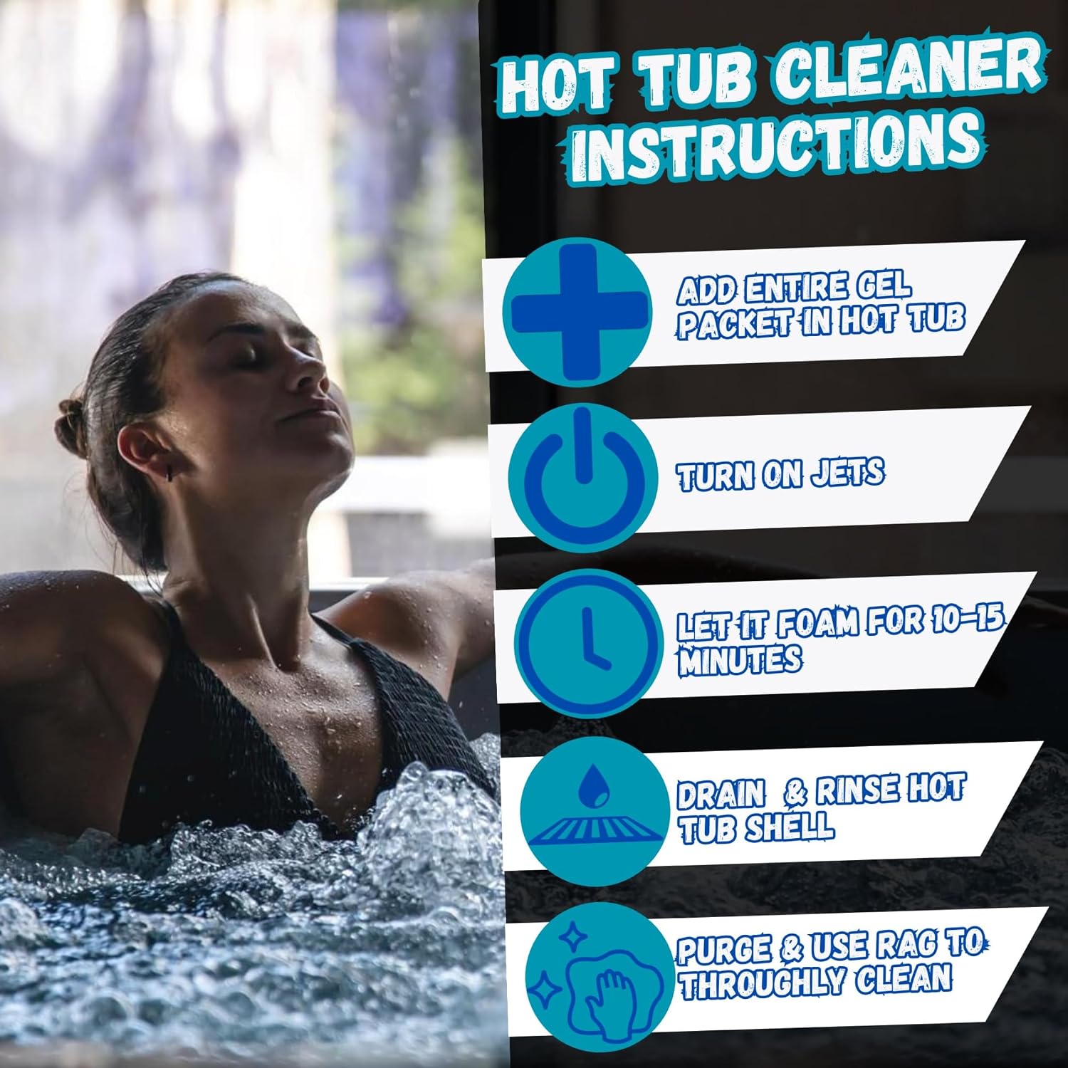Ahhsome Hot Tub Serum Cleaner Sachet