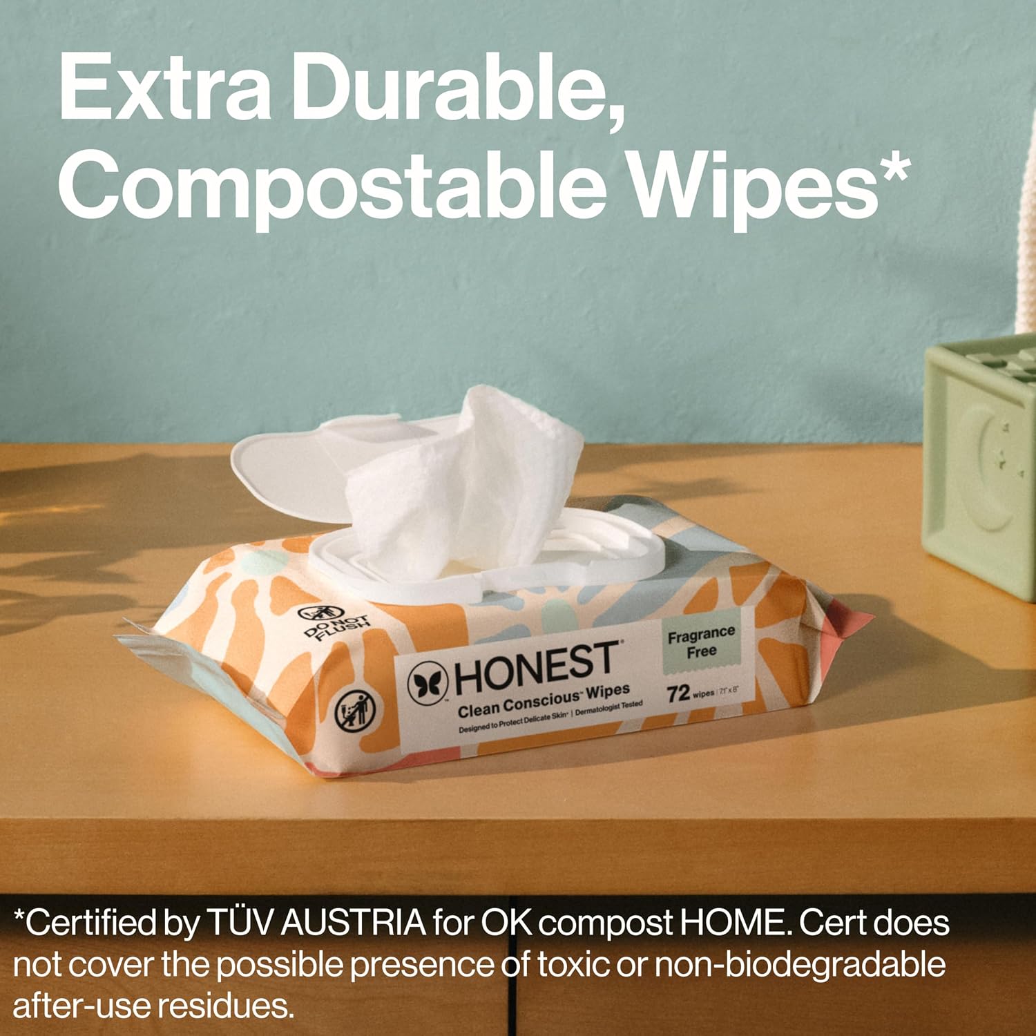 The Honest Company Multi-Use Baby Wipes, Sunburst, 864 Count