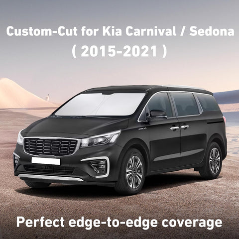 EcoNour Windshield Sunshade Compatible for Kia Carnival/Sedona 2015-2021