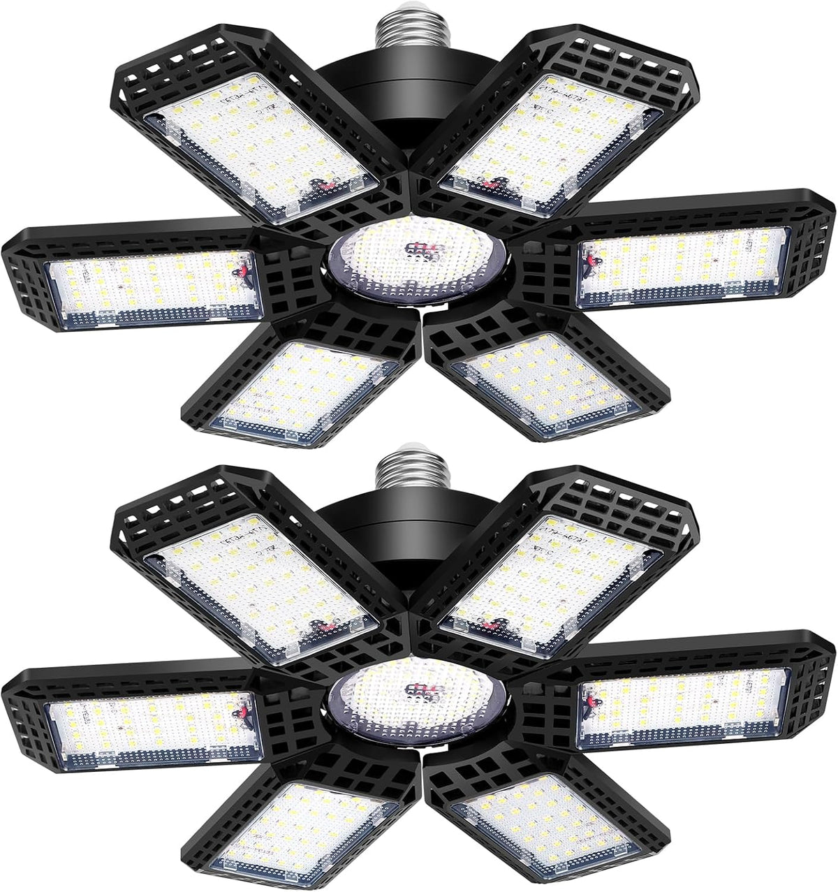 AUDLES Garage Lights 2 Pack, Garage Lights Ceiling LED 20000LM 6500K