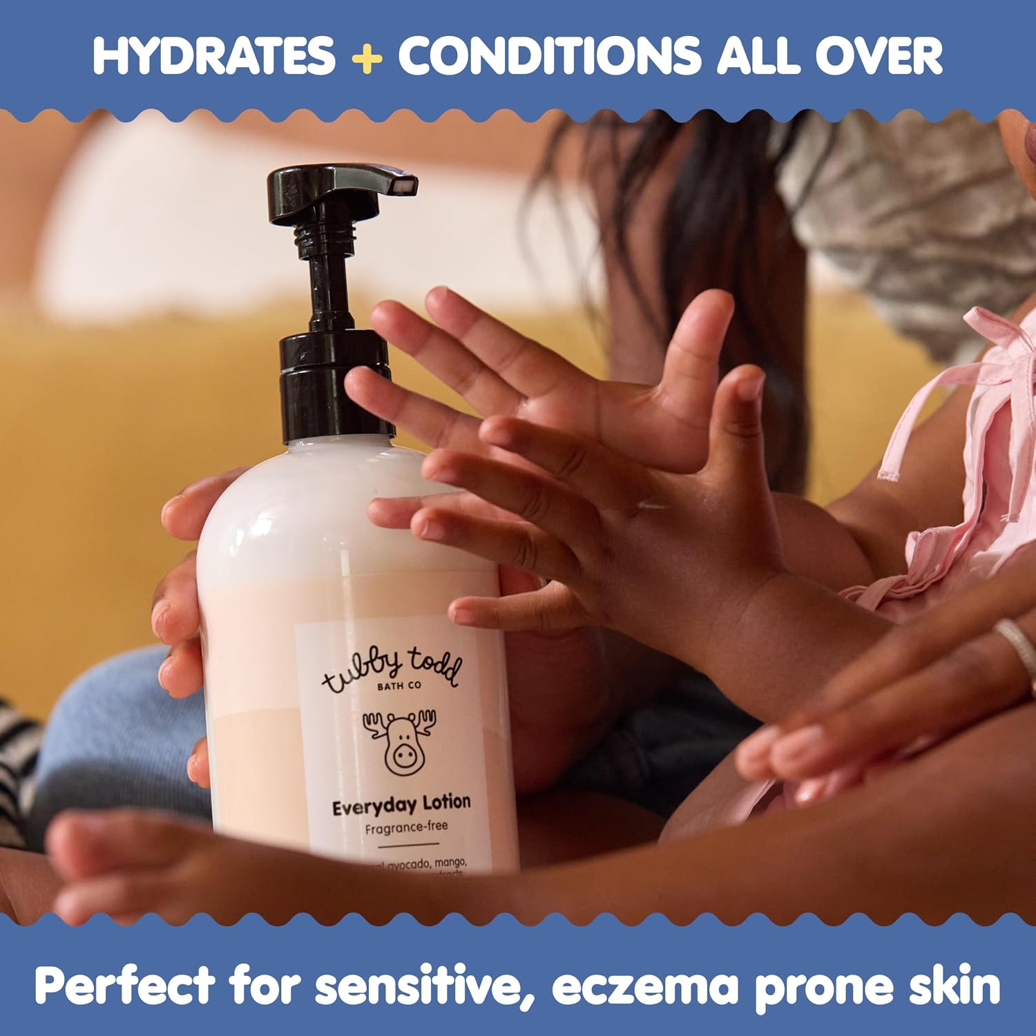 TUBBY TODD Everyday Baby Lotion, Moisturizer for Sensitive Skin