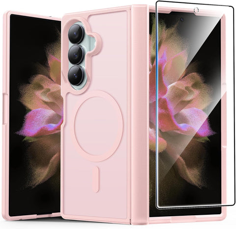 FNTCASE for Samsung Galaxy Z Fold 7 Case, Hinge Protection, Fit for Magsafe