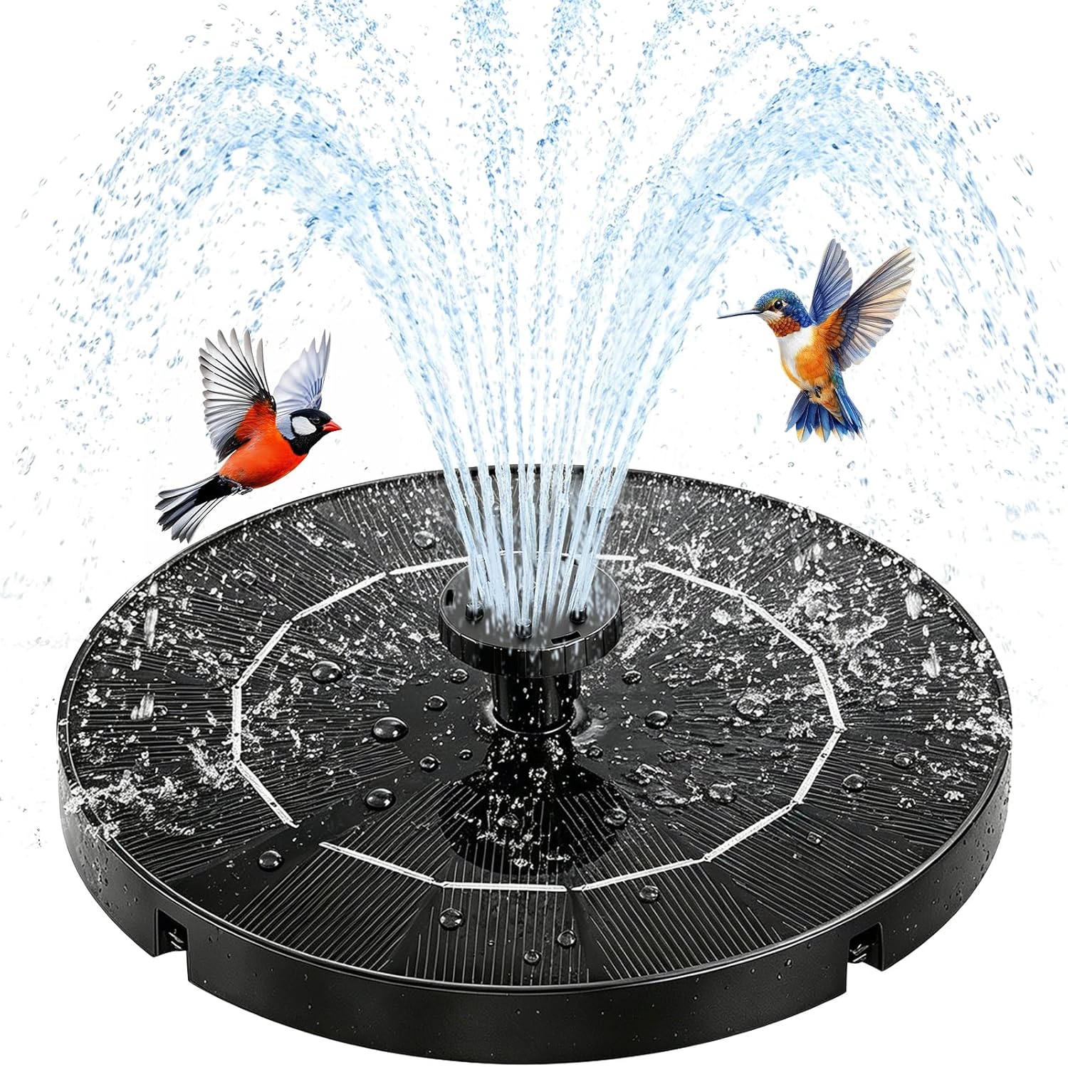 DDcafor Solar Fountain for Bird Bath 3.5W Solar Powered Water Fountain Pump