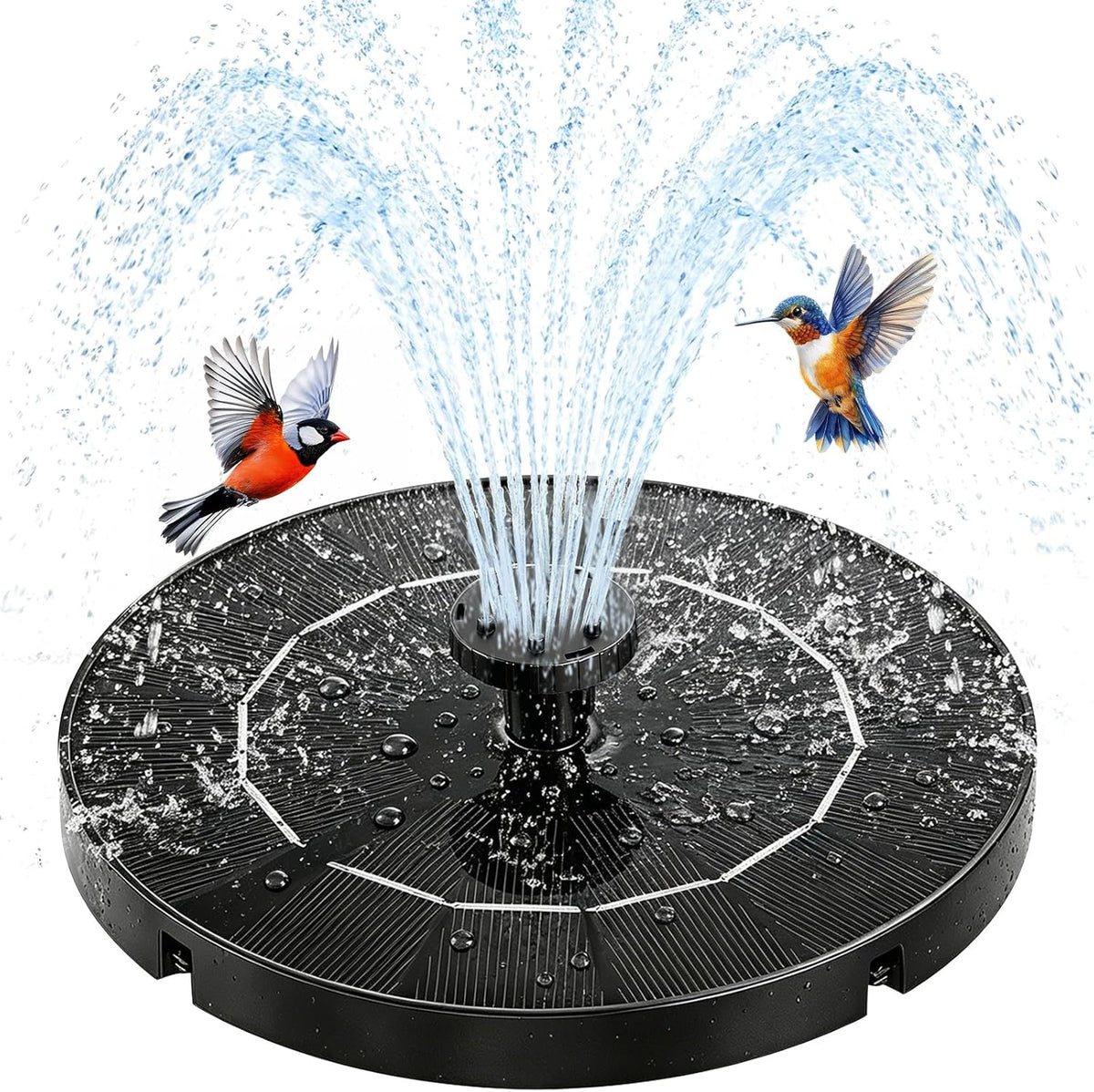 DDcafor Solar Fountain for Bird Bath 3.5W Solar Powered Water Fountain Pump