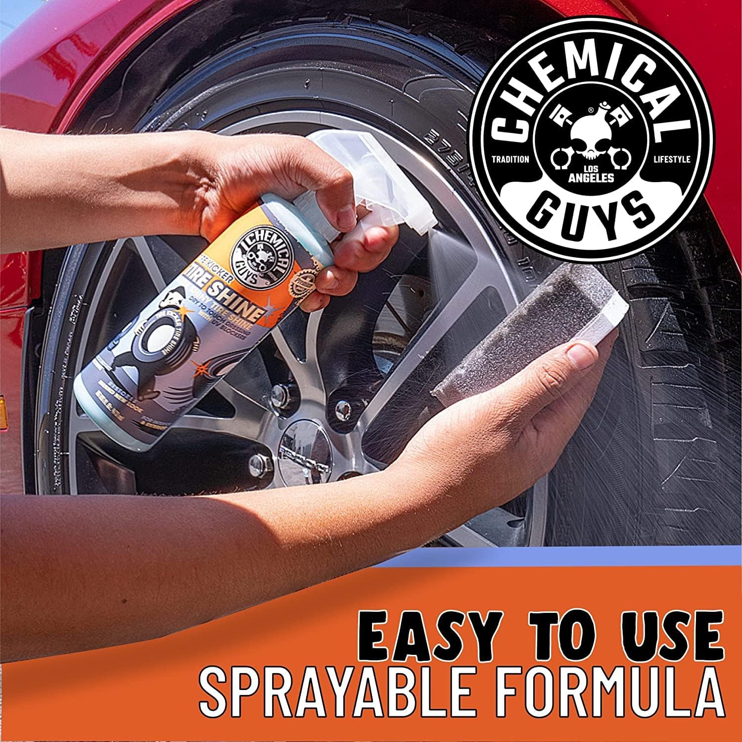 Chemical Guys, Tire Kicker Extra Glossy Tire Shine for Rubber & Trim, 16 oz