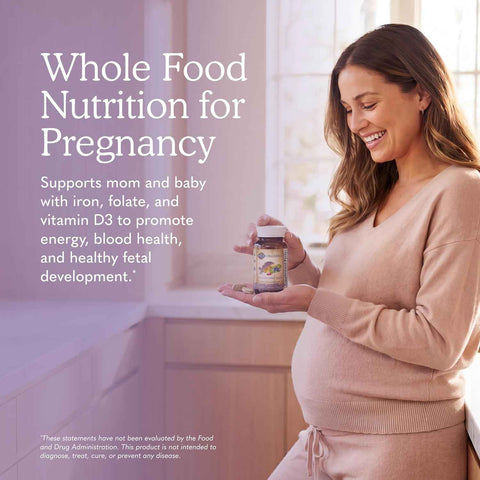 Garden of Life Organics Prenatal Once Daily with Folate, Vitamin C, B6, B12 & D3 – Prenatal Vitamins for Women with Energy Metabolism Support for Healthy Fetal Development, Non-GMO, Vegan, 30 Tablets