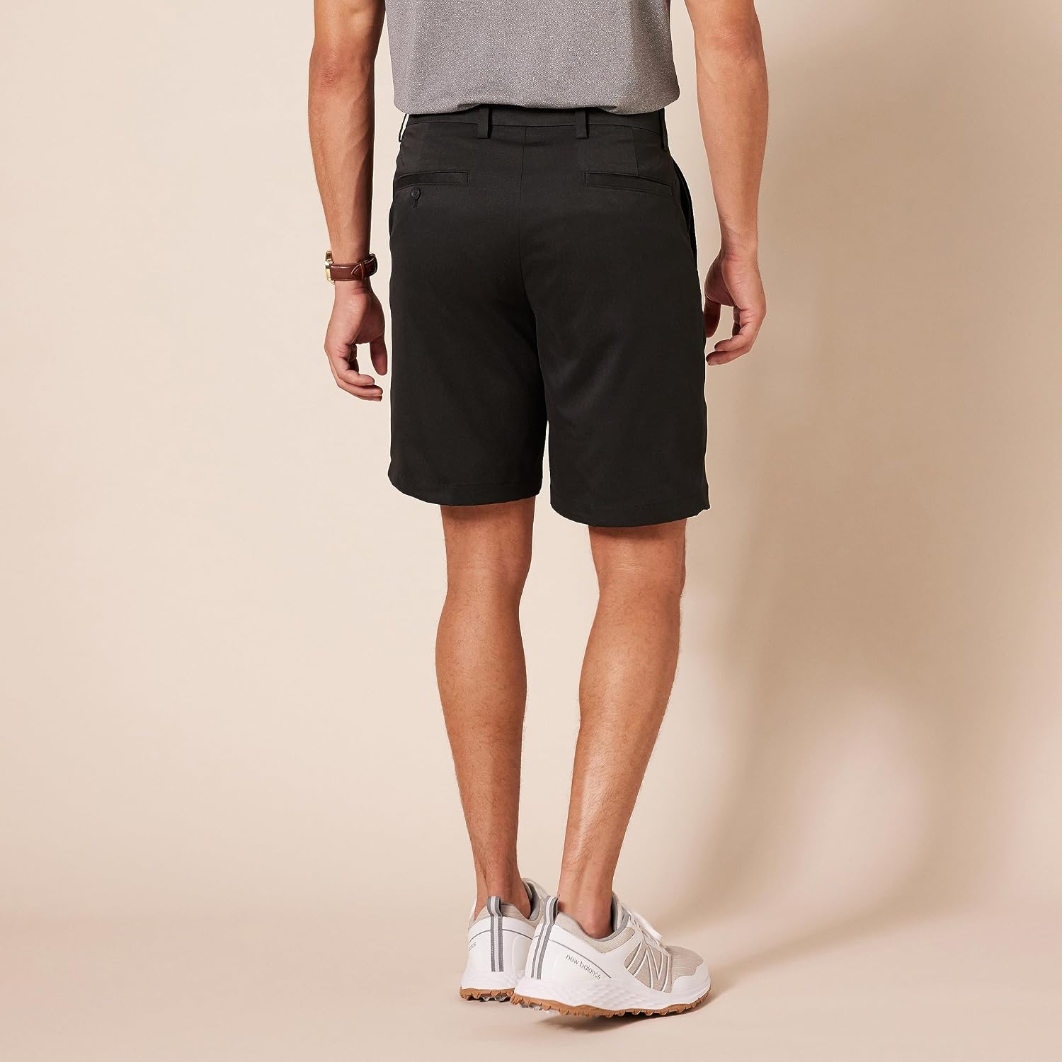 Amazon Essentials Men's Classic-Fit 9" Inseam Moisture-Wicking Golf Shorts, Functional Pockets (Available in Big & Tall)