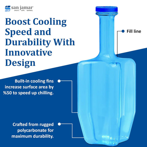 Food Cooling Paddle, San Jamar Rapi-Kool, 64 oz, Set of 2