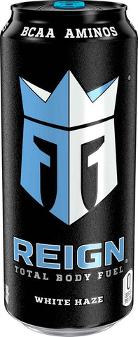 Reign Total Body Fuel, White Haze, Fitness & Performance Drink, 16 Fl Oz | Pack of 12