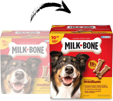 Milk-Bone Original Medium Dog Biscuits, 10 lb Box