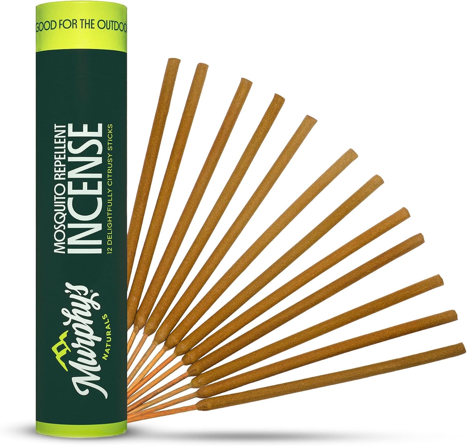 Murphy's Naturals Citronella Mosquito Repellent Incense Sticks, 12 Count