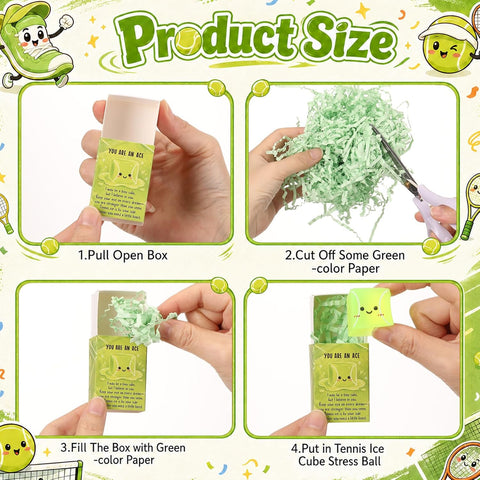 24 Sets Tennis Party Favors Bulk Inspirational Tennis Gift Bag Fillers