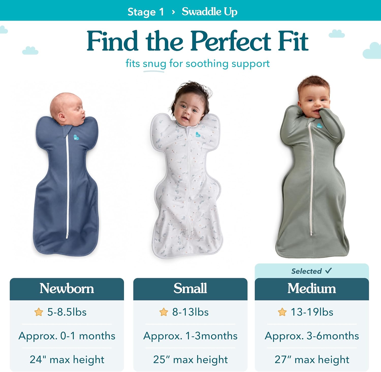 Love to Dream Swaddle Up Baby Sleep Sack | 1.0 TOG, 13-19lbs, Horse