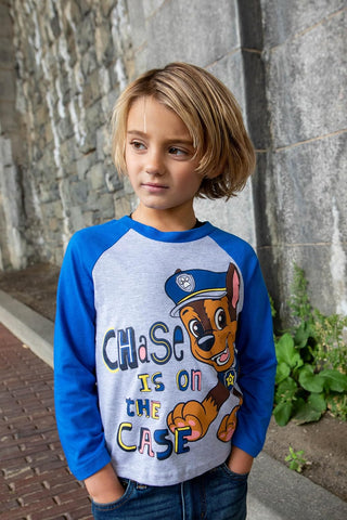 Nickelodeon Paw Patrol Boys' 3-Pack Long Sleeve T-Shirts Toddler to Little Kid