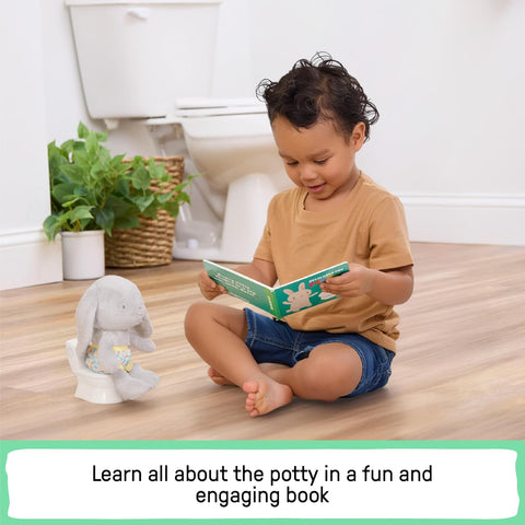 Ingenuity Sylvi Potty Training Kit with Plush Toy and Mini Potty, Storybook, Sticker Chart & Parent Guide – Playful Toddler Potty Training Set
