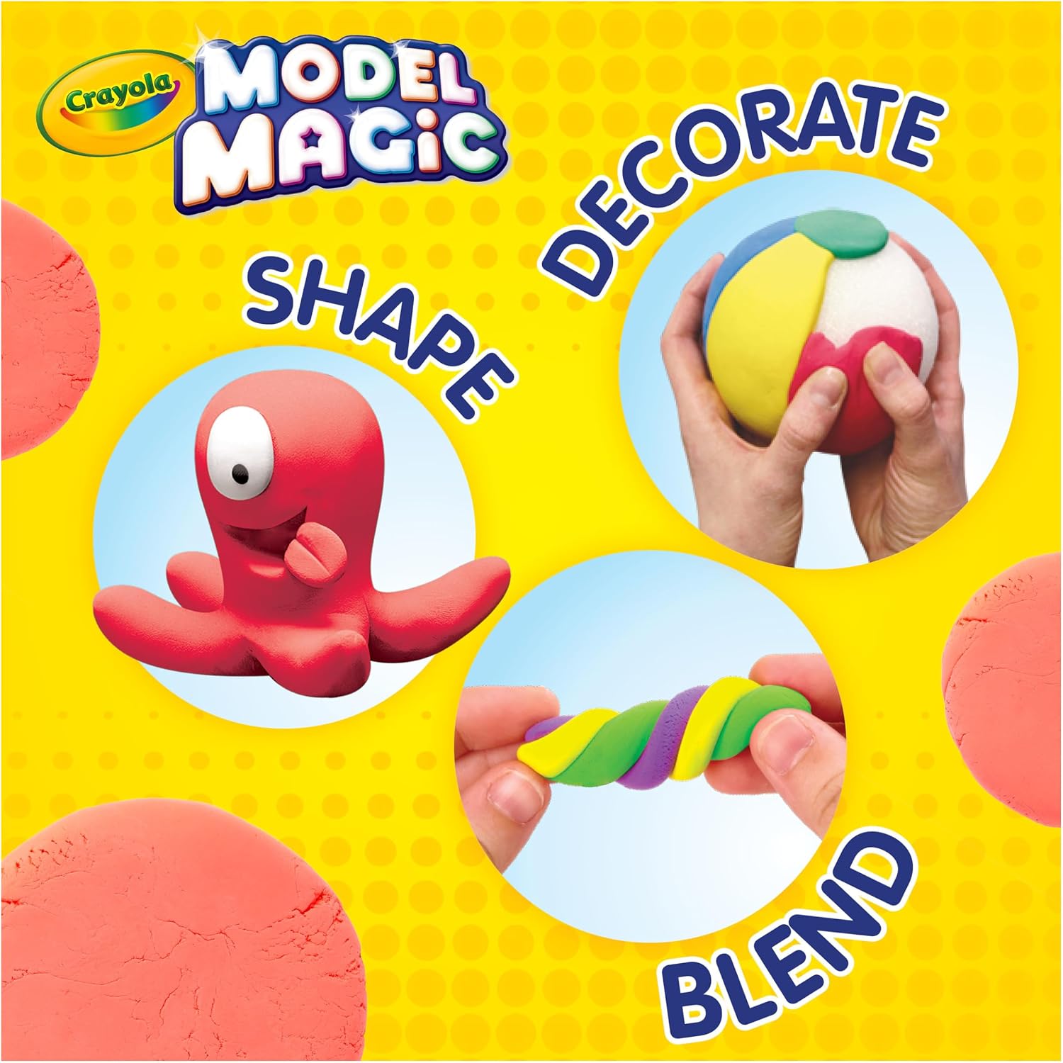 Crayola Model Magic (30 Pack), Air Dry Modeling Material, Teacher Classroom Must Haves, School Supplies for Kids, Soft Clay Alternative, 15 Colors, 1 oz Packs