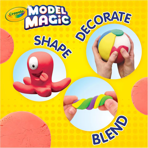 Crayola Model Magic (30 Pack), Air Dry Modeling Material, Teacher Classroom Must Haves, School Supplies for Kids, Soft Clay Alternative, 15 Colors, 1 oz Packs