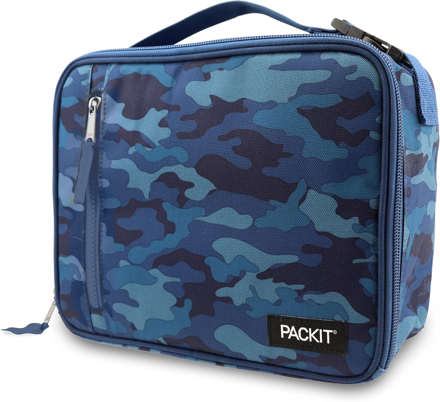 PackIt Freezable Classic Lunch Box, Blue Camo