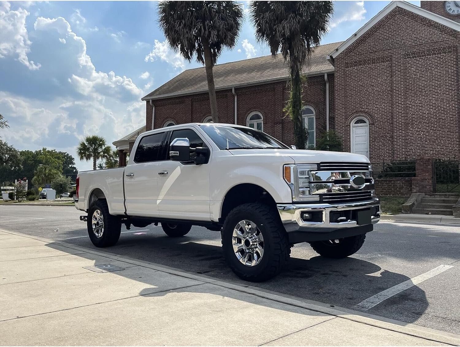 ECOTRIC Front Lower Valance Compatible with 2017-2019 F250 F350 F450 2WD