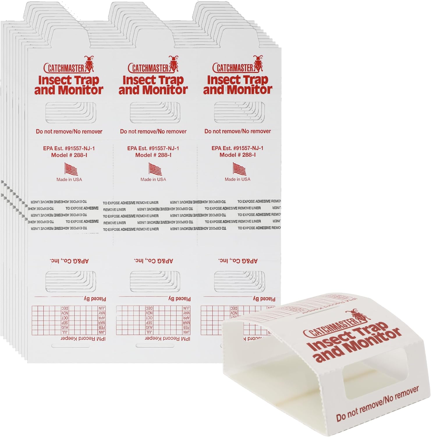 Catchmaster Spider & Insect Glue Traps, 30 Sticky Traps Indoor for Home