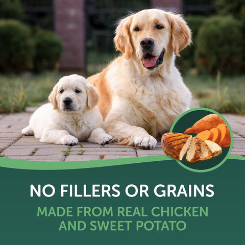 HEALTHFULS Chicken Wrapped Sweet Potato Dog Treats, 3.5oz