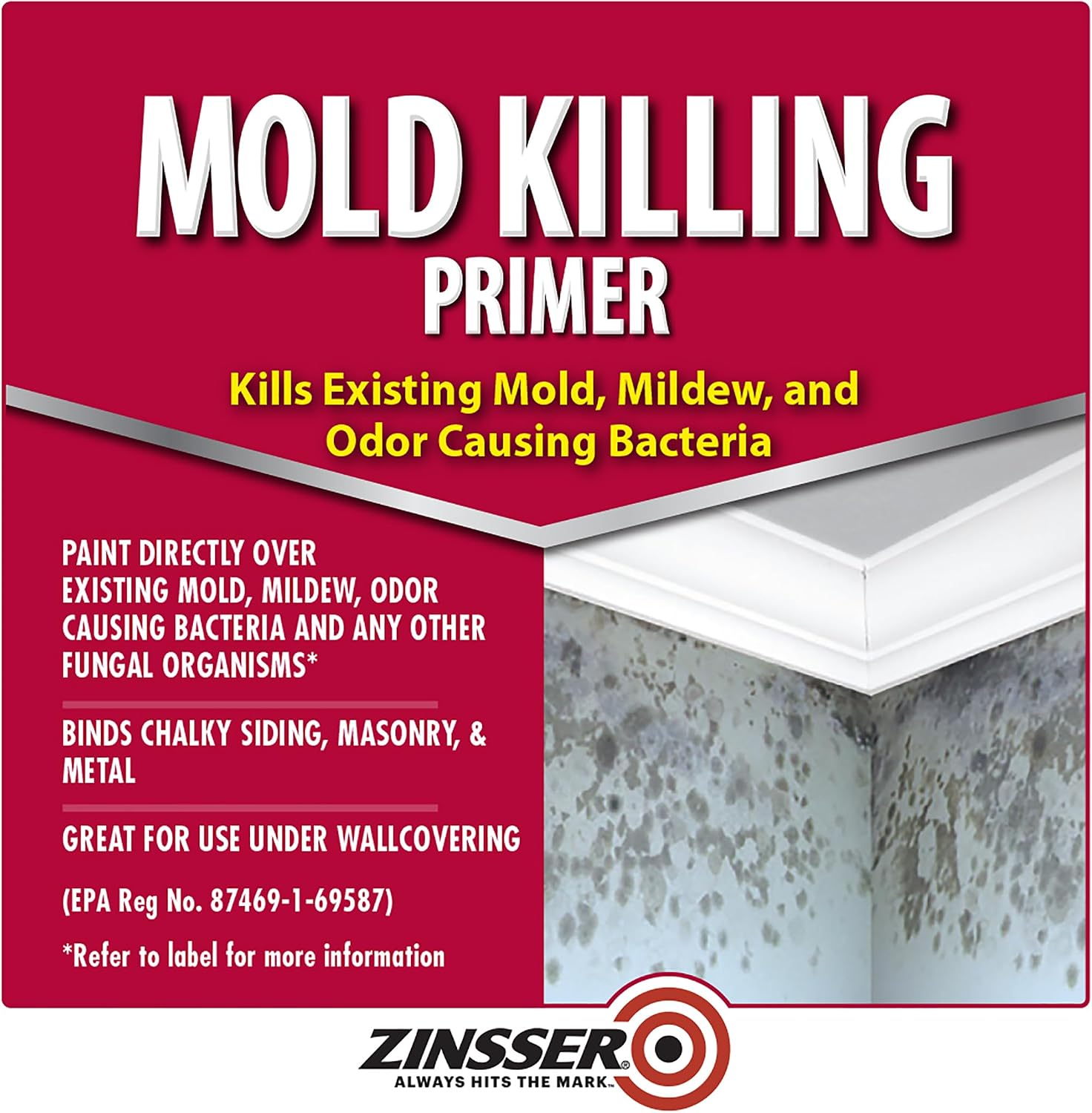 Zinsser Mold Killing Primer, Quart