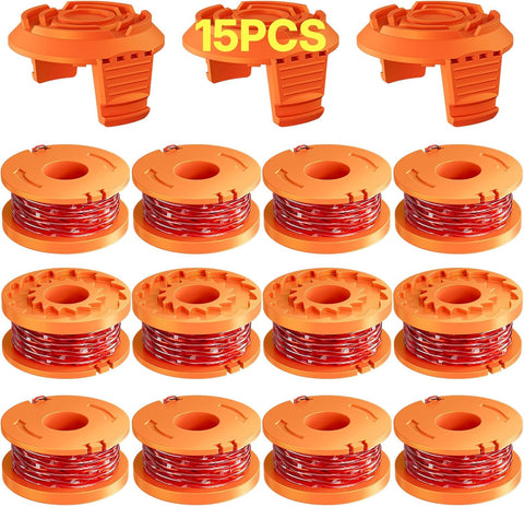 Eventronic 15 Pack (WA0010) Trimmer Line Spool for Worx Weed Eater