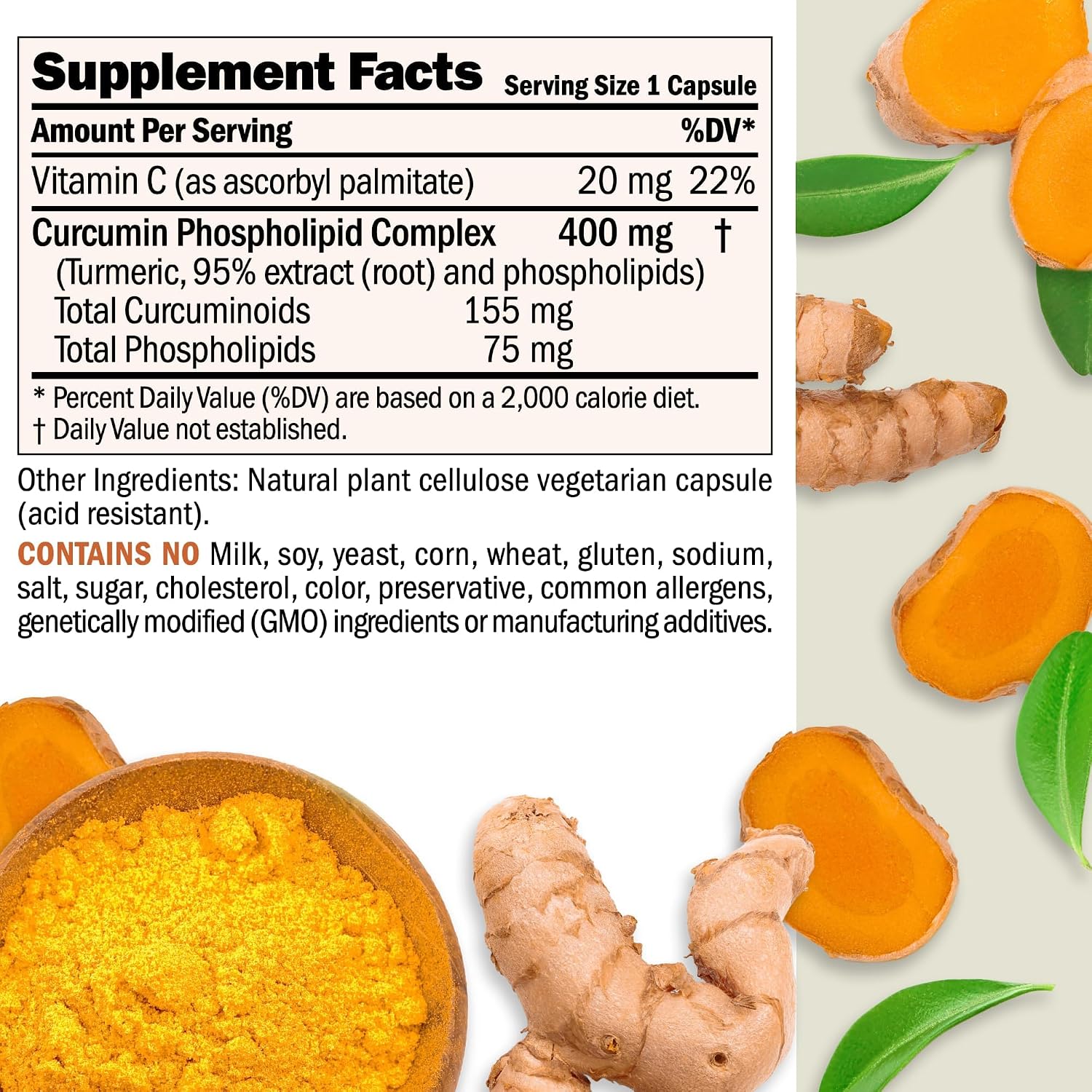 ANDREW LESSMAN Turmeric 400 mg 240 Capsules