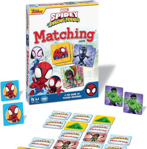 Wonder Forge Marvel Spidey and His Amazing Friends Matching Game - Educational Memory Game for Kids Ages 3+ - Fun for Toddler Boys and Girls Featuring Spiderman and Friends
