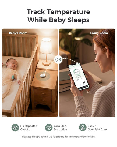 Momcozy Smart Baby Thermometer for Family with CozyLink Signal Booster
