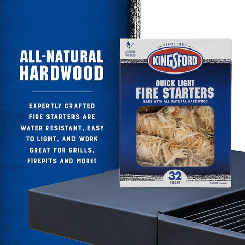 Kingsford Quick Light Fire Starter Rolls, 32 Count, 24-Pack